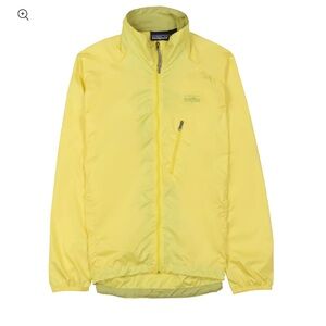 Patagonia Canary Solid Women’s Velocity Yellow and Green O2 Lightweight Jacket
